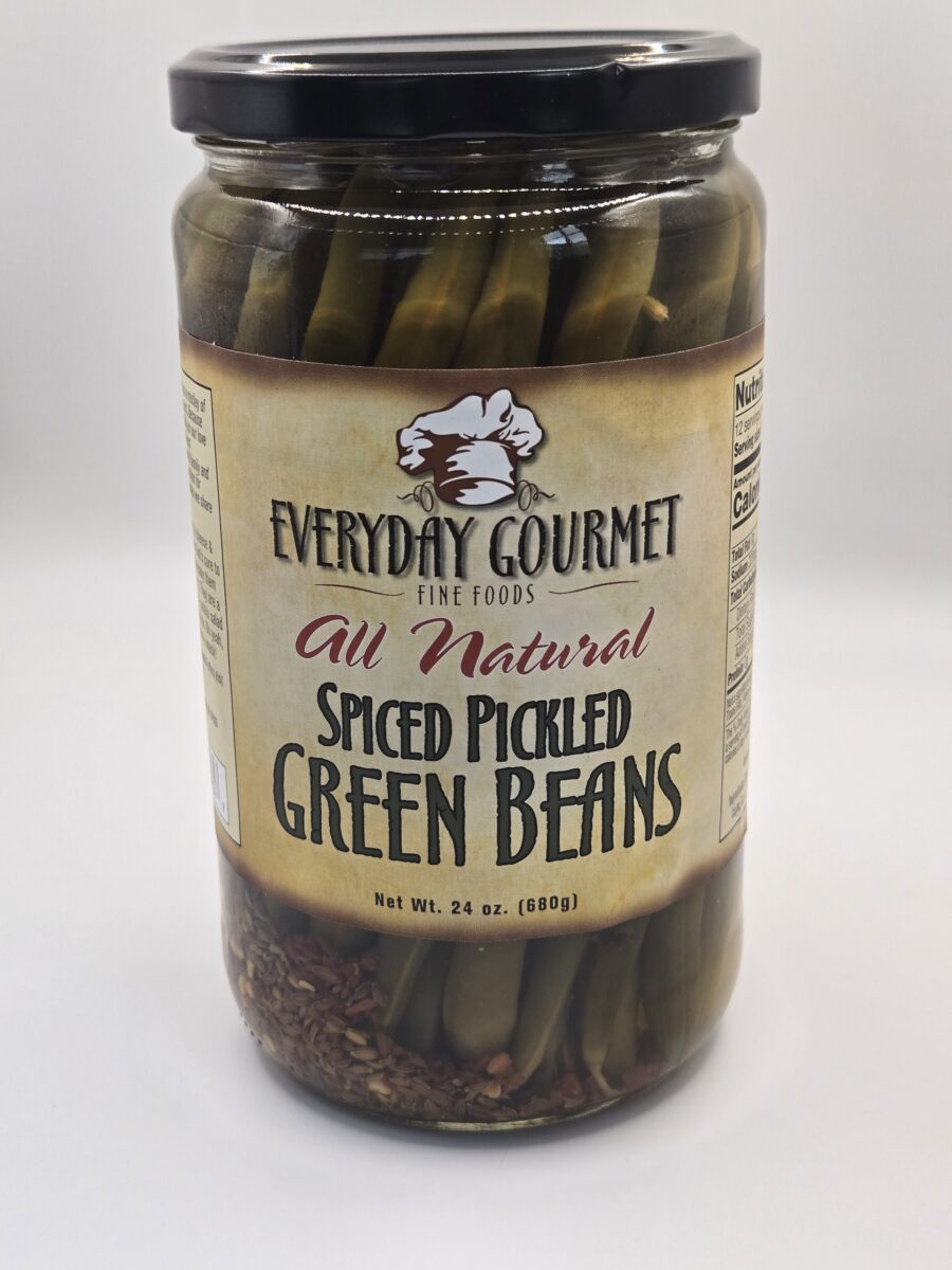 Everyday Gourmet All Natural Spiced Pickled Green Beans jar